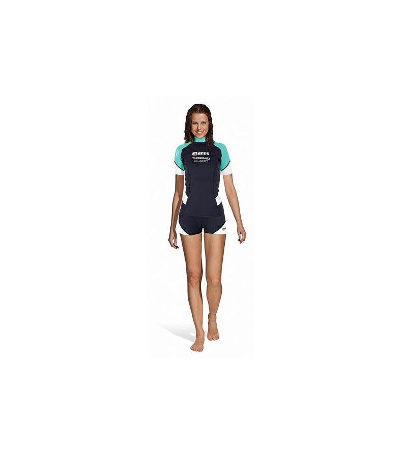 Top néoprène femme manches courtes pour eau chaude Mares Thermo Guard 0.5mm pour la plongée & snorkeling ou en sous-combinaison