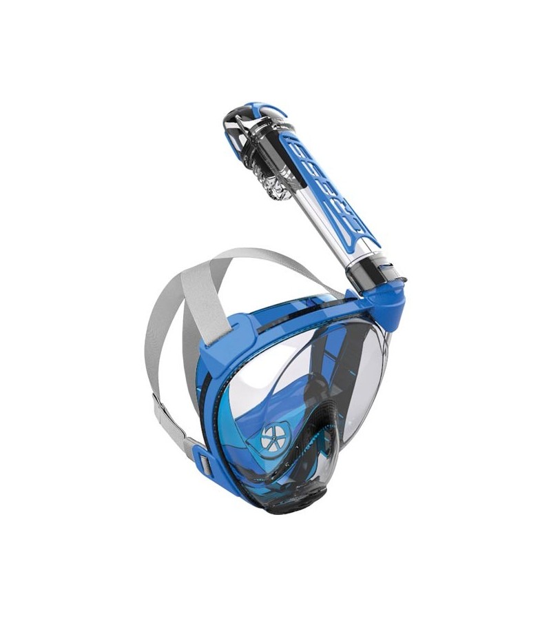 Masque facial avec tuba Cressi Duke pour le snorkeling, PMT et randonnée palmée : plus sûr, confortable, +30% de champ vision