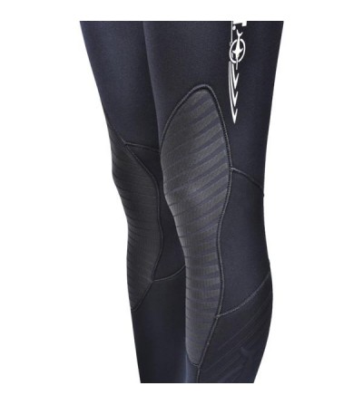 Pantalon Pro salopette de combinaison Beuchat Espadon en néoprène refendu 7mm pour la chasse sous-marine et l'apnée
