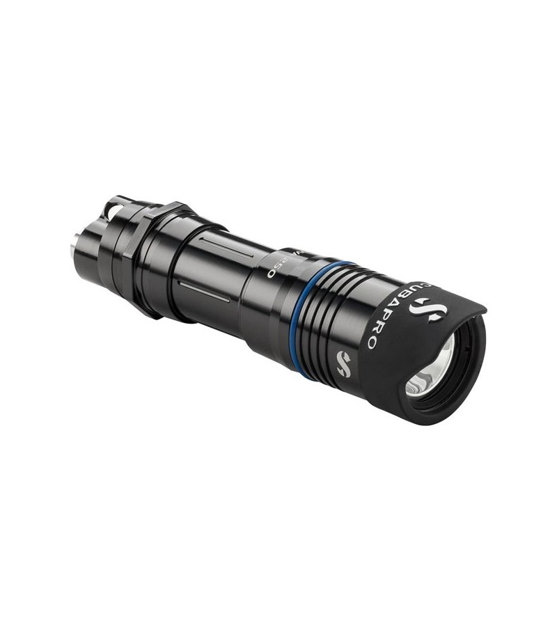 Lampe torche LED de plongée rechargeable Scubapro Nova Light 850R avec faisceau 80° de 800 lumens & étanche à 150m