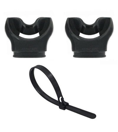 Kit de rechange avec 2 embouts confortables Aqualung Comfobite de rechange petit modèle pour femme et collier réutilisable