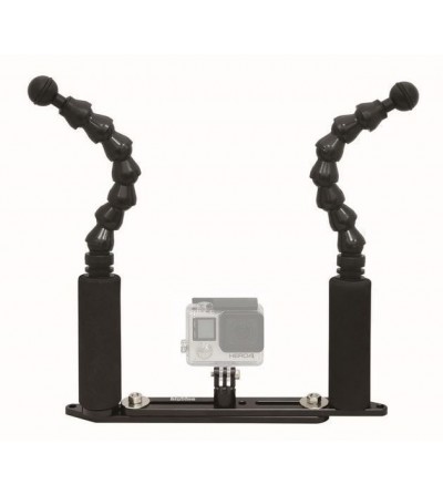 Platine Bigblue double bras flexible pour type de camera GoPro