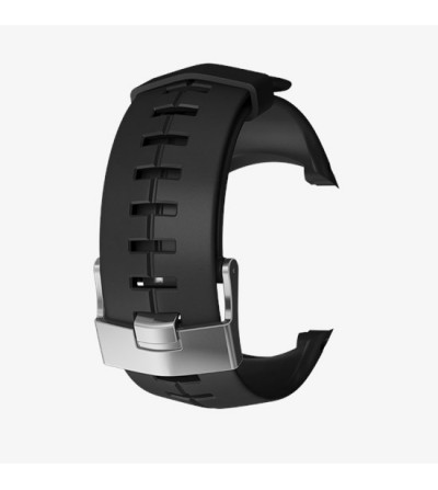 Kit bracelet noir en silicone avec boucle argentée pour Suunto DX Atelier de la Mer Marseille