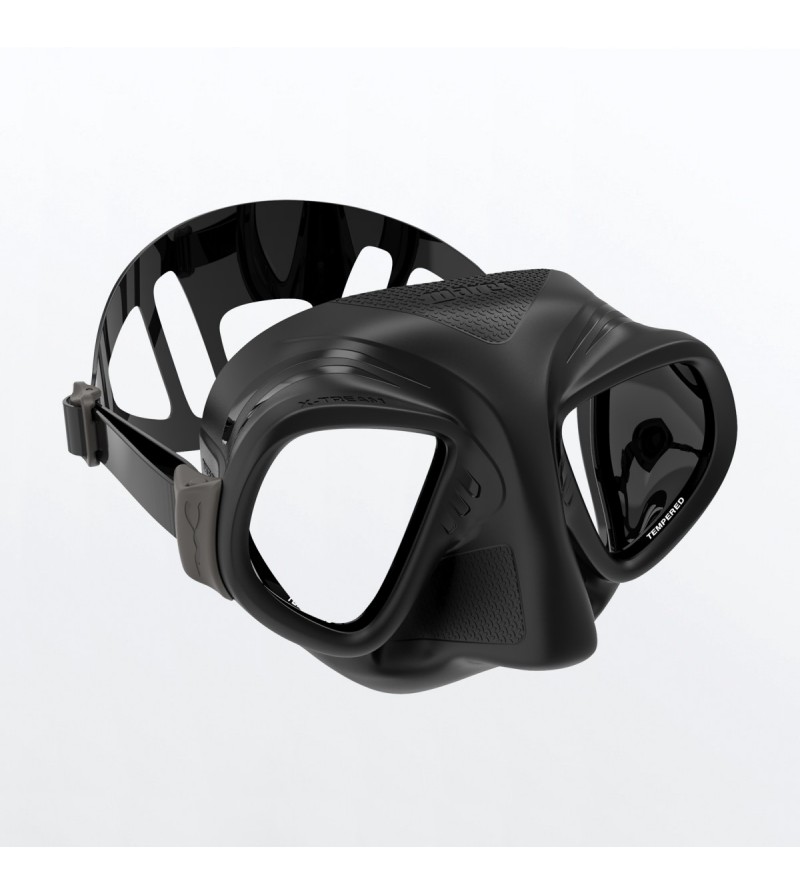 Masque d'apnée Mares X-Tream Black Black - Atelier de la Mer plongée Marseille