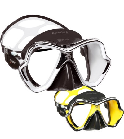 Masque deux verres Mares X-Vision Chrome Ultra Liquid Skin
