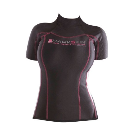 Top Sharkskin Chillproof Manches courtes - Femme