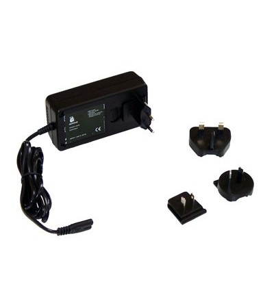 Chargeur automatique pour lampes et phares de plongée Bersub utilisable en 100V - 240V et charge 6V - 14V 1A