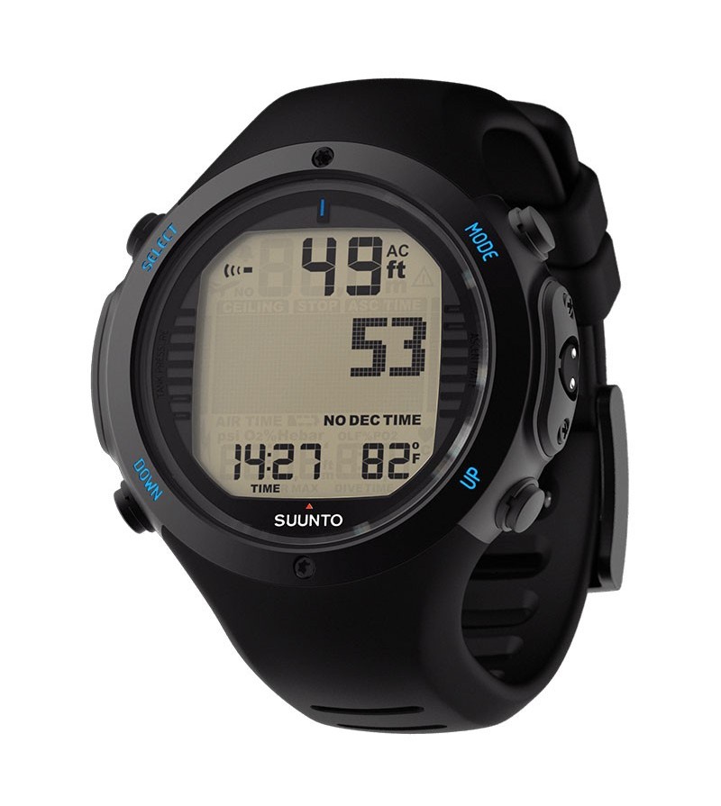 Montre Ordinateur de plongée Suunto D6i Novo Noir avec mode apnée + interface USB