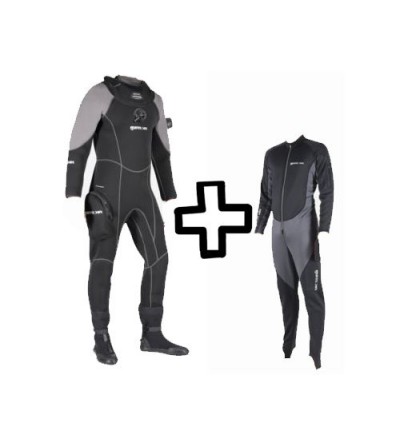 Combinaison étanche Mares XR3 + Sous vêtement étanche Comfort Mid Base Layer *Offert*