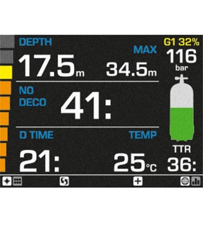 Profitez de toutes les fonctions de l'ordinateur de plongée Mares Genius avec l'émetteur Tank Led Module de gestion d'air