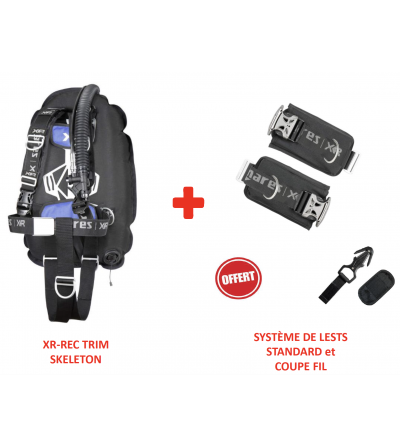 *Offre de Noël 2024* Gilet Stab Mares XR-Rec Trim Skeleton SET + Lest + Coupe Fil Mares Céramique