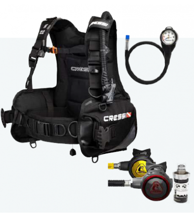 Kit Cressi Solid Plus Scubaset