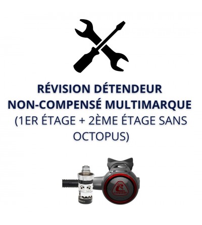 Révision détendeur non-compensé multimarque (1er étage + 2ème étage)