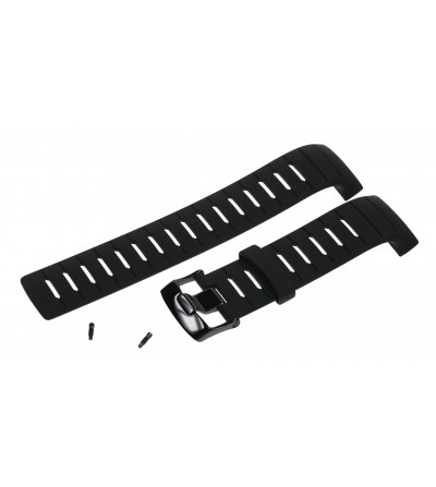 Bracelet de rechange élastomère All Black montre ordinateur Suunto D6 & D6i