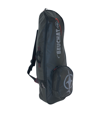 Sac à dos Beuchat Apnea Backpack pouvant contenir de longues palmes d'apnée ou chasse sous-marine. Aérations et poche frontale