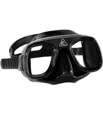 Masque classique au volume minimal Cressi Superocchio avec jupe en silicone Noir pour la chasse sous-marine et l'apnée profonde