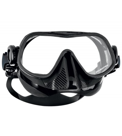 Nouveauté 2016 - Masque monoverre Scubapro Steel Pro Noir spécifique à l'apnée voire la chasse & la plongée sous-marine