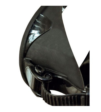 Masque monoverre sans cerclage Beuchat Super Compensator avec jupe en silicone - Plongée, chasse & Snorkeling