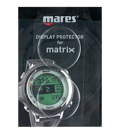 Accessoire indispensable - Protection d'ecran souple et durable pour ordinateur de plongée Mares Matrix & Smart