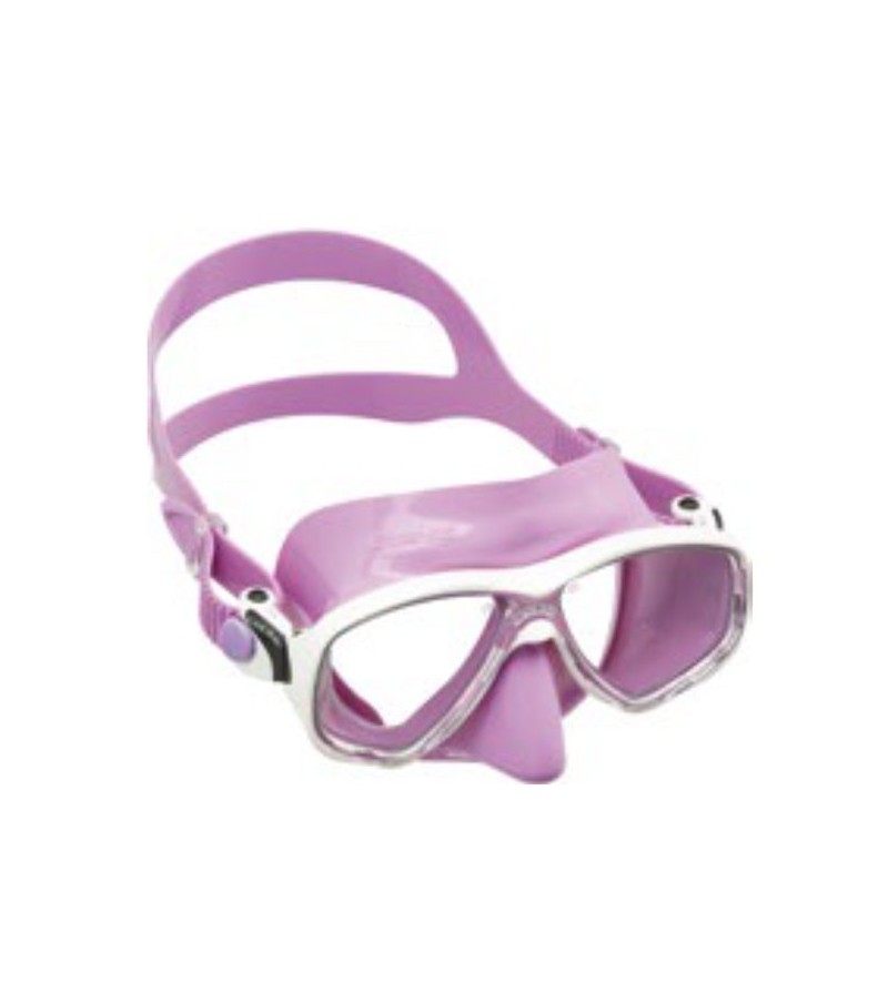 Masque à deux verres Cressi Marea Junior en silicone coloré pour le snorkeling, natation, la plongée pour femme & enfant - lilas