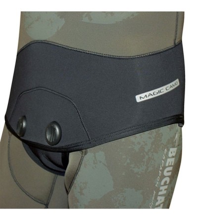 Veste de combinaison Beuchat Espadon Prestige camouflage en néoprène 7mm pour la chasse sous-marine et l'apnée
