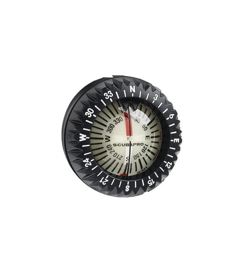 Capsule boussole compas Scubapro FS2 à bain d'huile facile à lire pour montage sur bracelet ou console instrument
