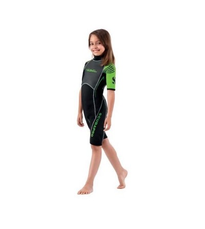 Shorty Scubapro Rebel 2mm enfant pour la plongée, snorkeling, nautisme junior ou comme protection solaire à la plage